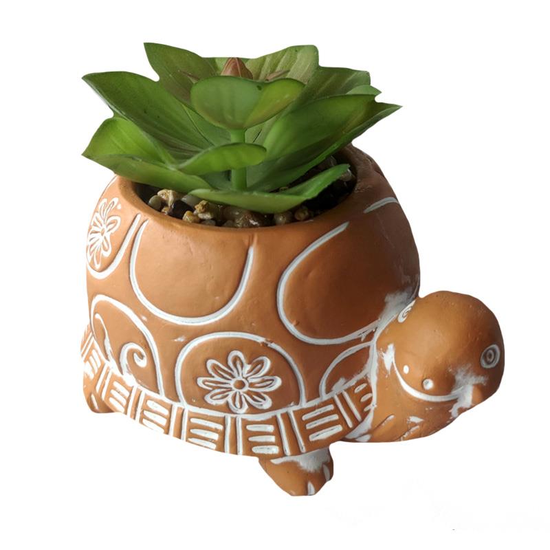 Turtle With Plant