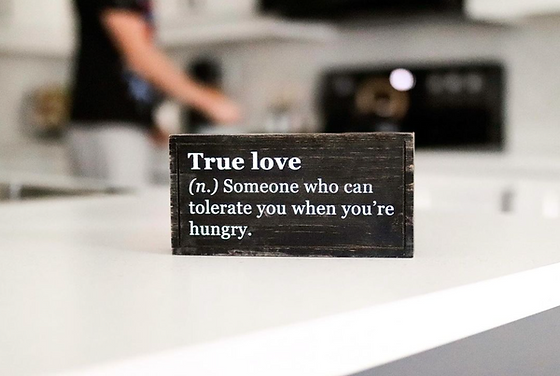 True Love Wooden Sign