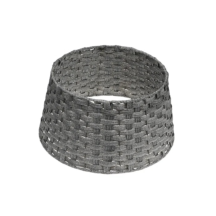 Basketweave Tree Collars Available in Red and Grey