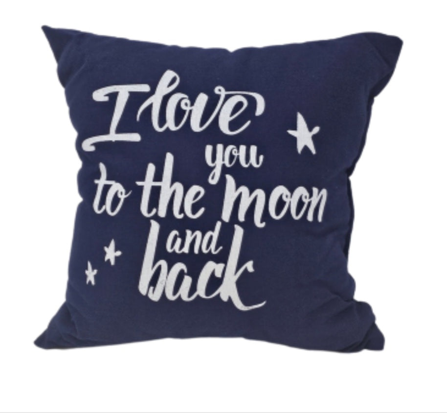 Love You To The Moon Pillow