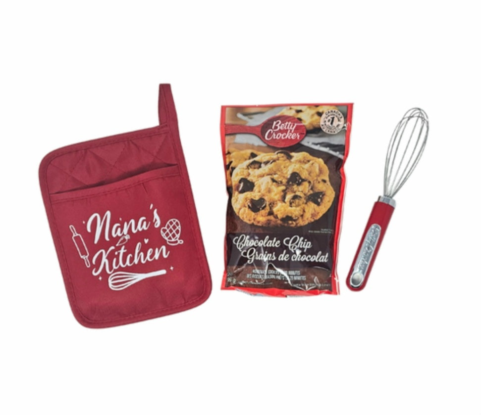 Christmas Cookie Mix Pot Holder Gift Set