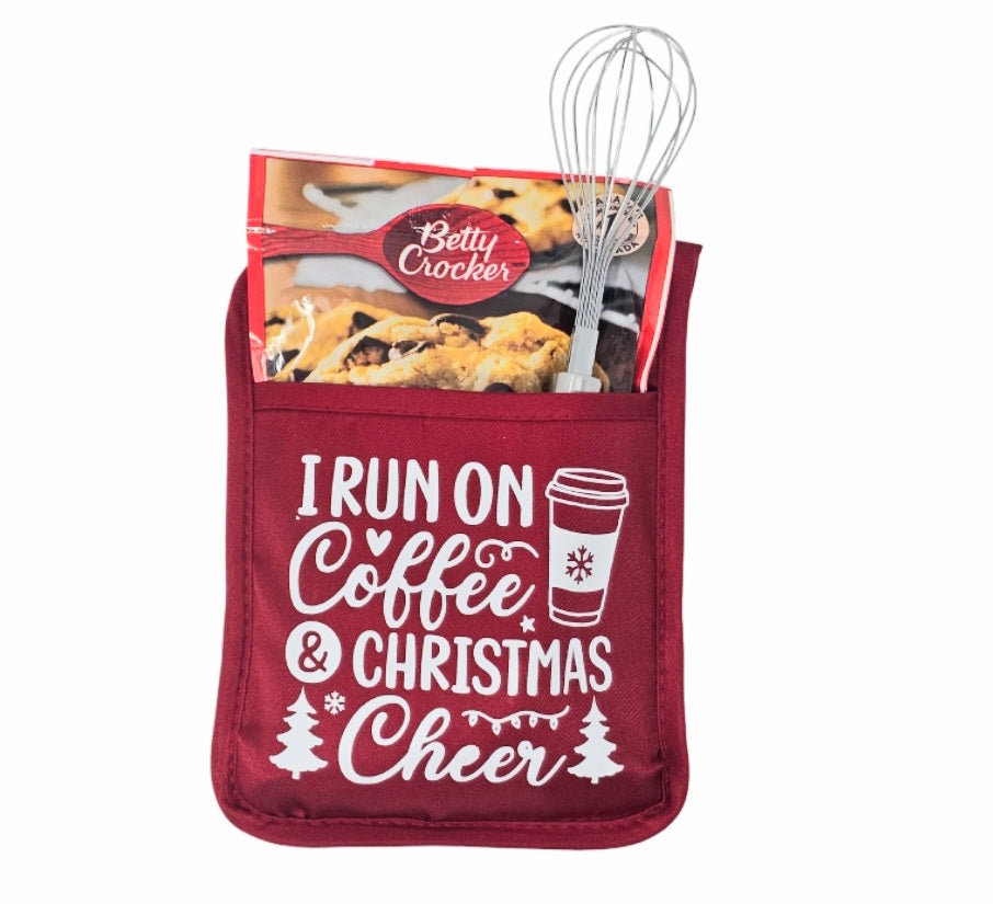Christmas Cookie Mix Pot Holder Gift Set