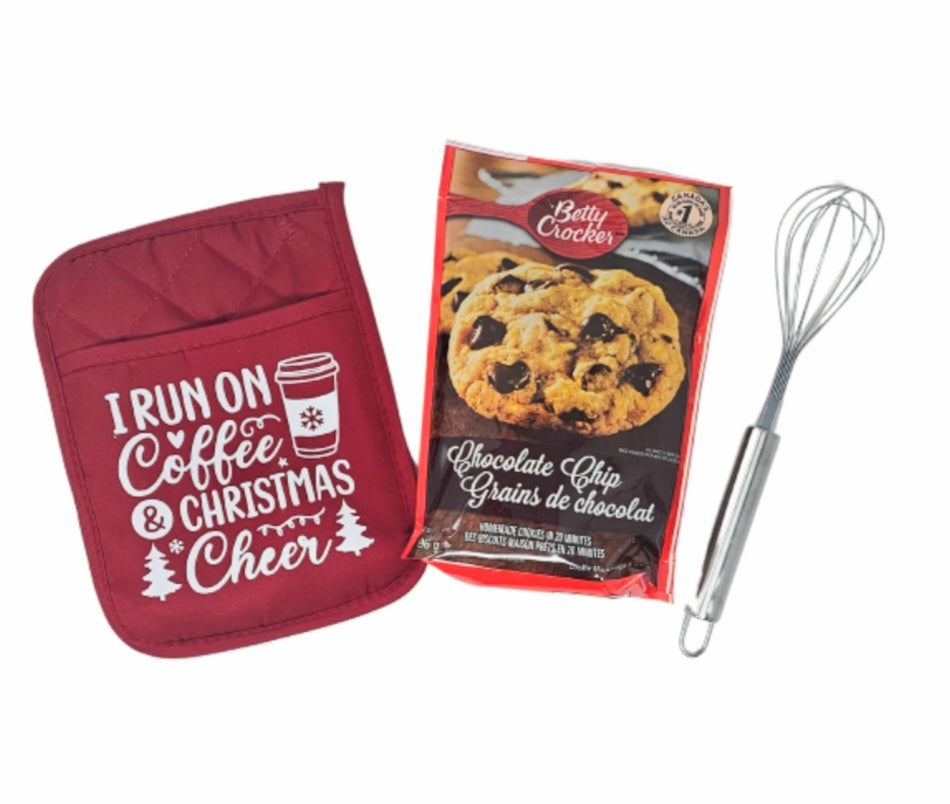 Christmas Cookie Mix Pot Holder Gift Set