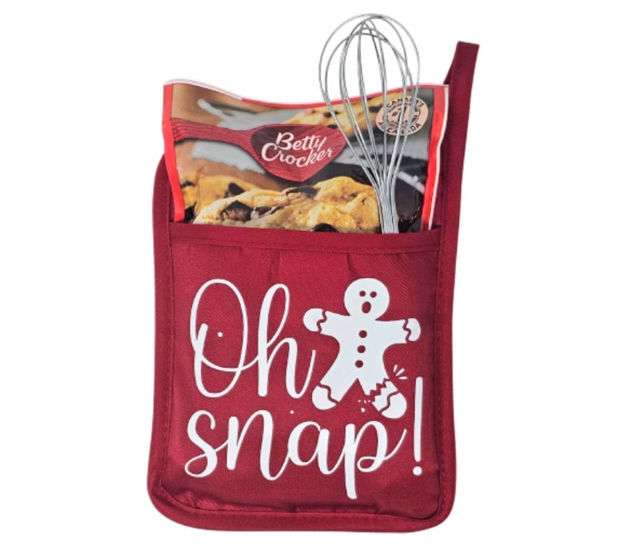 Christmas Cookie Mix Pot Holder Gift Set