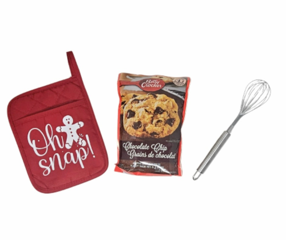 Christmas Cookie Mix Pot Holder Gift Set
