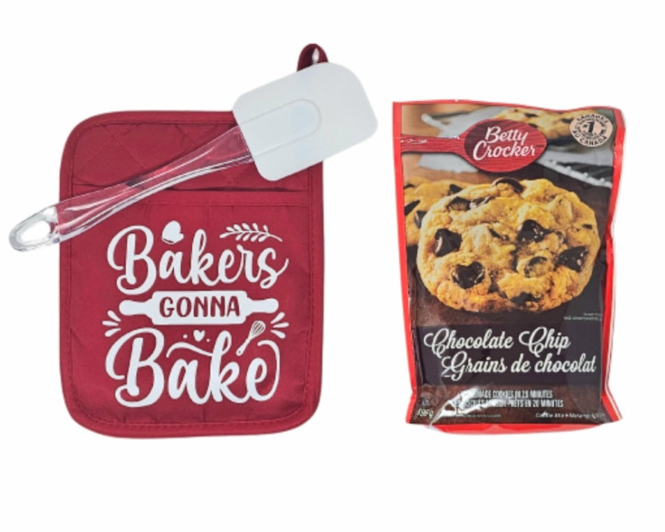 Christmas Cookie Mix Pot Holder Gift Set