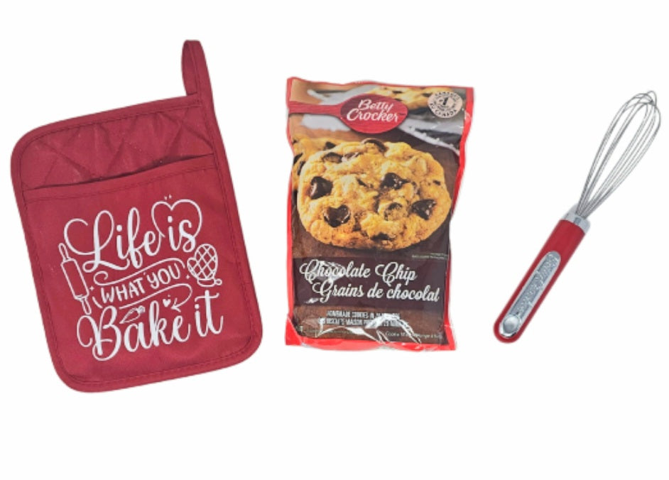 Christmas Cookie Mix Pot Holder Gift Set