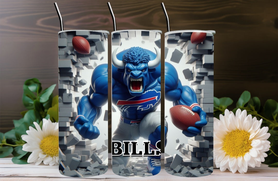 Buffalo Bills Insulated Tumbler With Straw