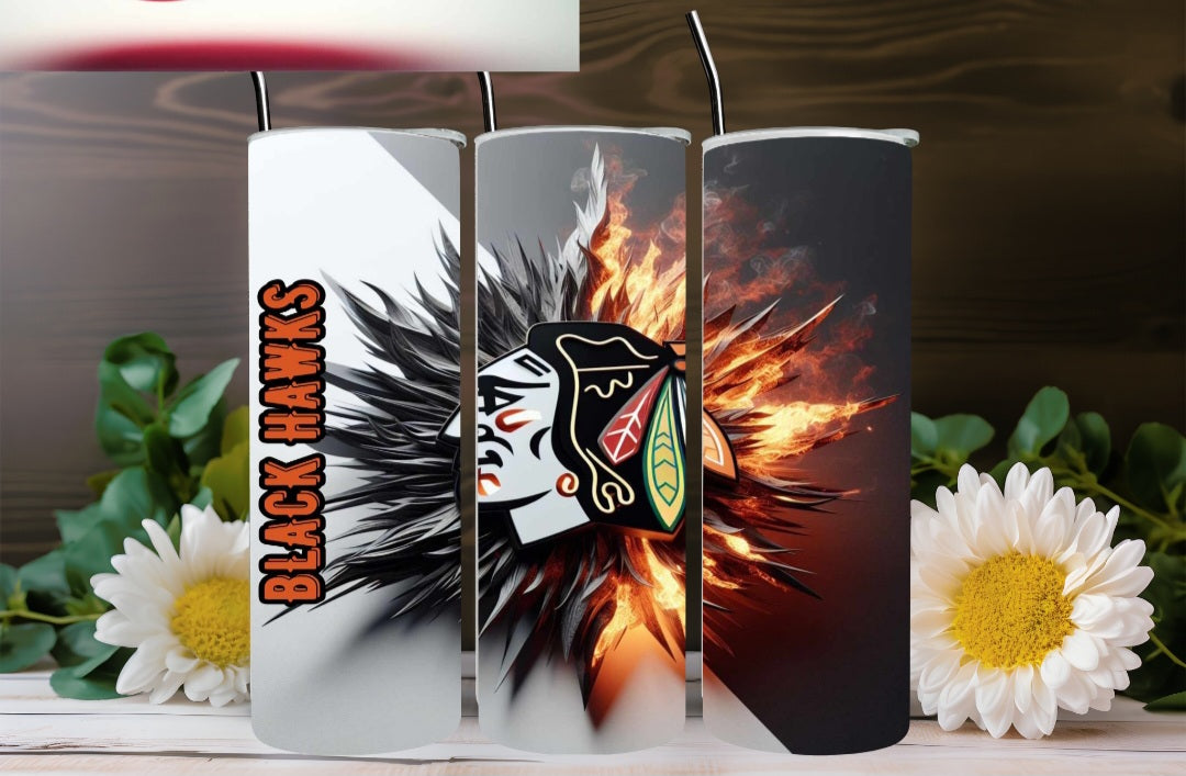Chicago Blackhawks Insulated Tumbler With Straw