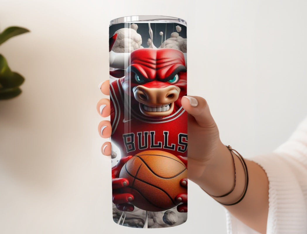 Chicago Bulls Insulated Tumbler With Straw