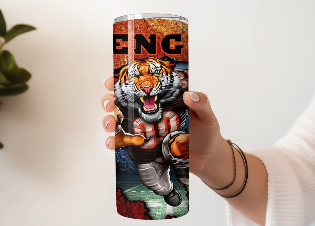 Cincinnati Bengals Insulated Tumbler With Straw