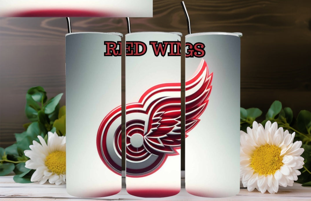 Detroit Red Wings Insulated Tumbler With Straw