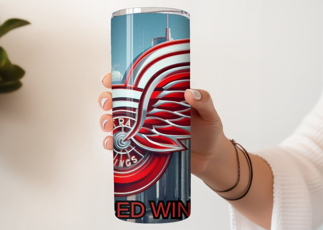 Detroit Red Wings City Sky Line Insulated Tumbler With Straw