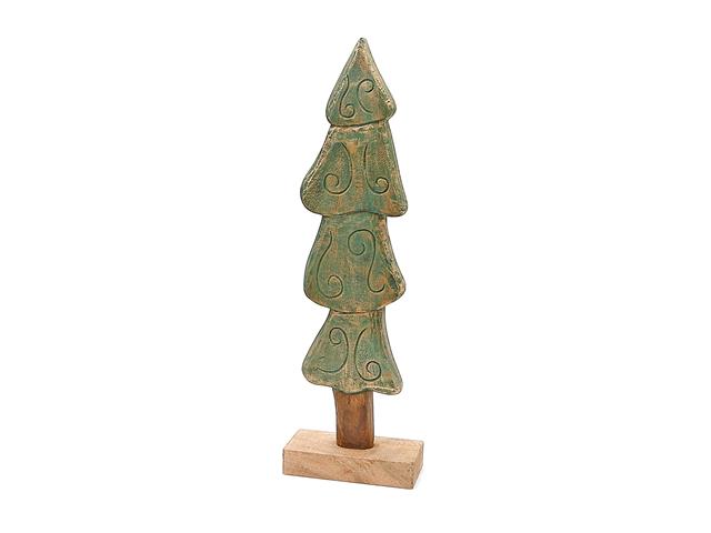 Christmas Mango Wood Christmas Tree Accent