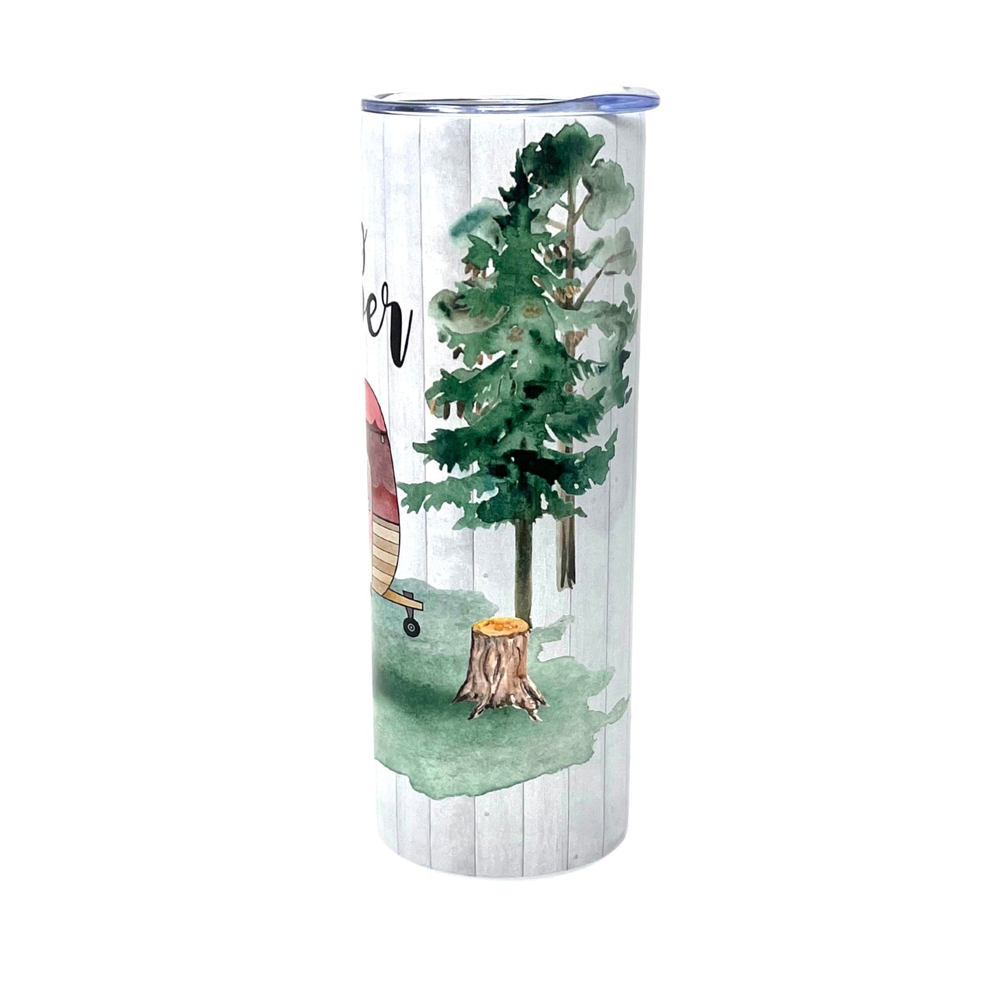 Happy Camper Insulated Tumbler With Straw