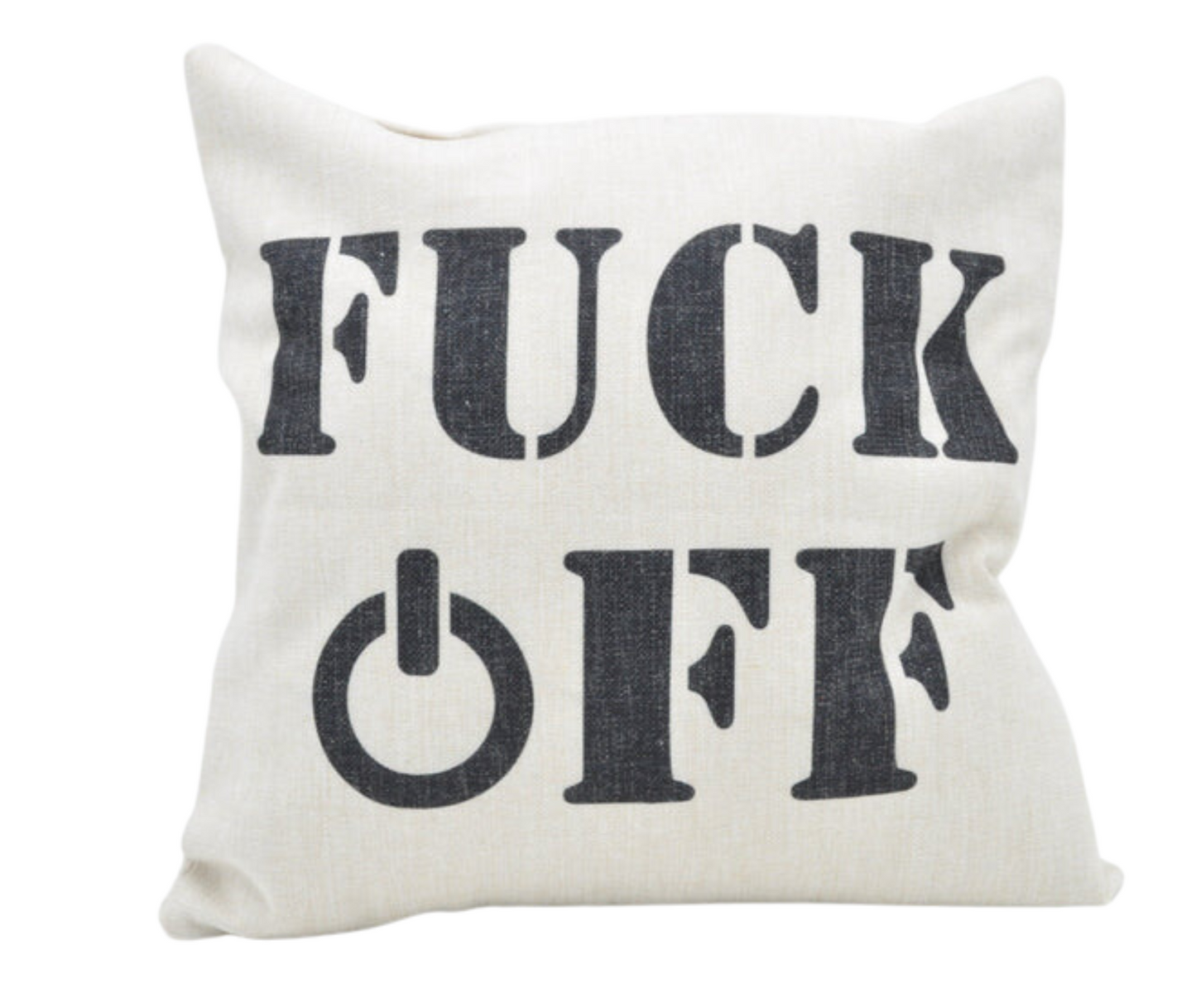 Fuck Off Throw Pillow
