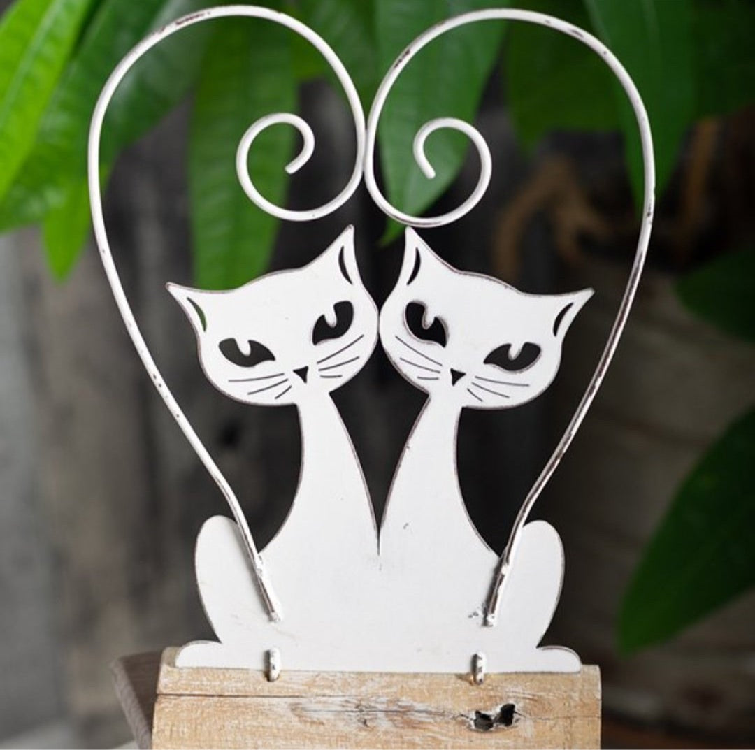Decorative Metal Cats