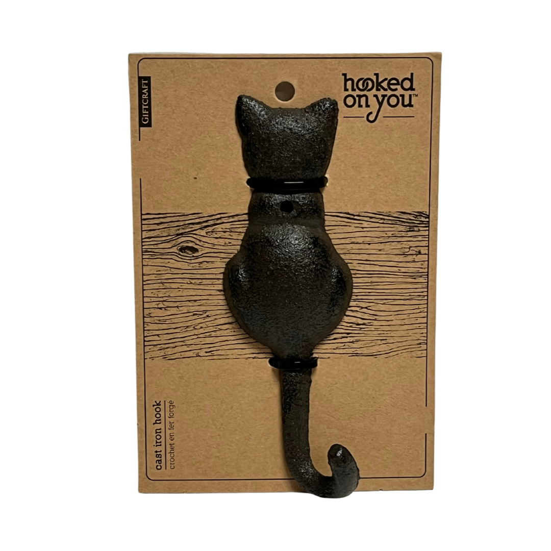 black cast iron wall hook for pet lovers