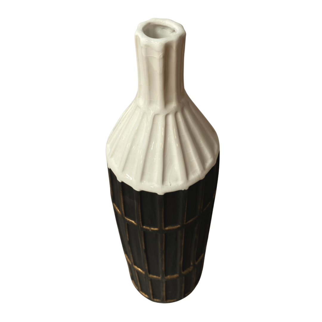 Oubre Bottle Ceramic Vases Available in 2 Sizes