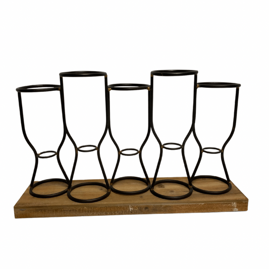 5 Bottle Table Wine Rack