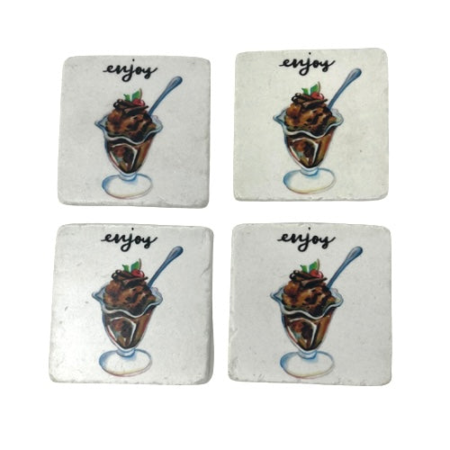 Enjoy Coaster Set - Set Of 4