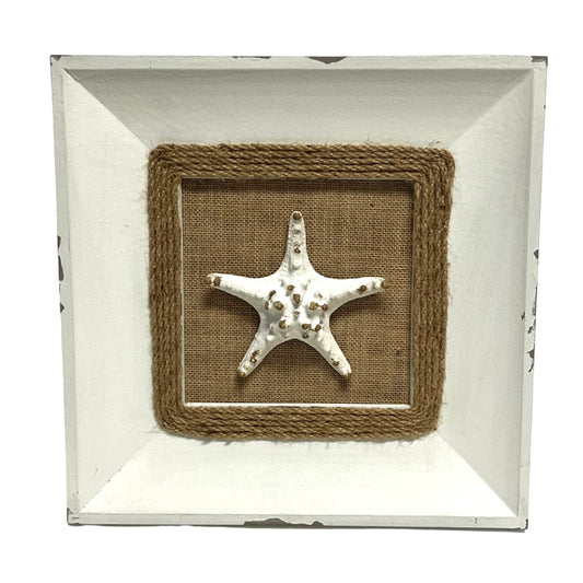 Framed Starfish Wall Decor