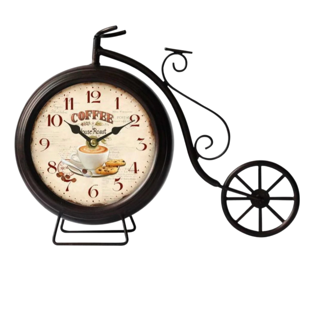 Table Clock For Coffee Lovers