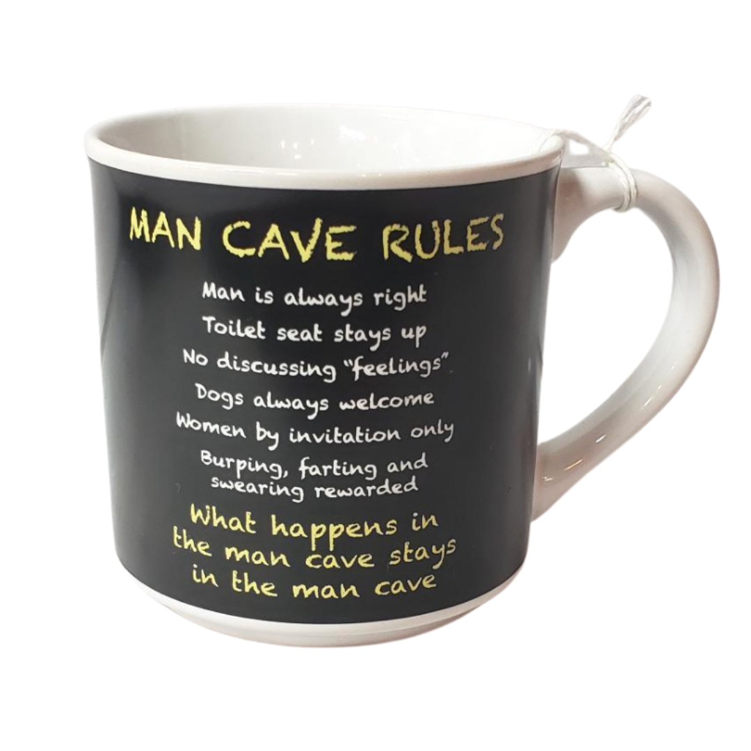 Man Cave Rules Mug