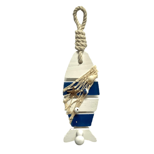 Nautical Wooden Fish Clothes Hook