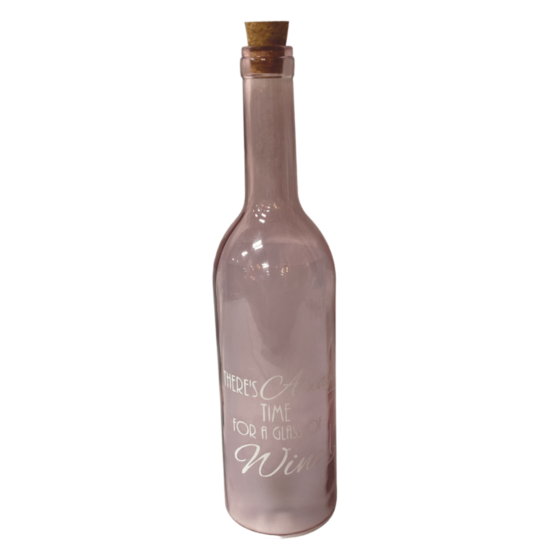 Time For A Glass Of Wine LED Bottle