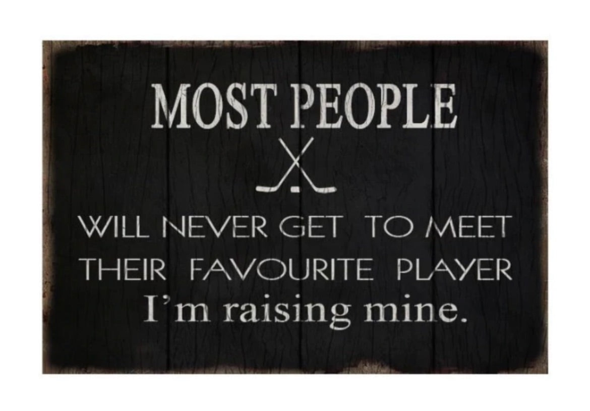 Hockey Box Signs - Available in 2 Styles