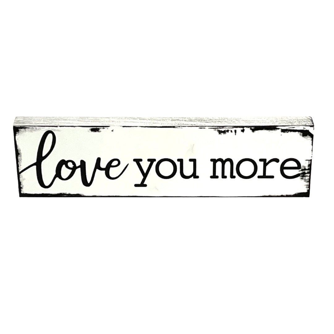 Love Wooden Shelf Blocks - Available in 4 Styles