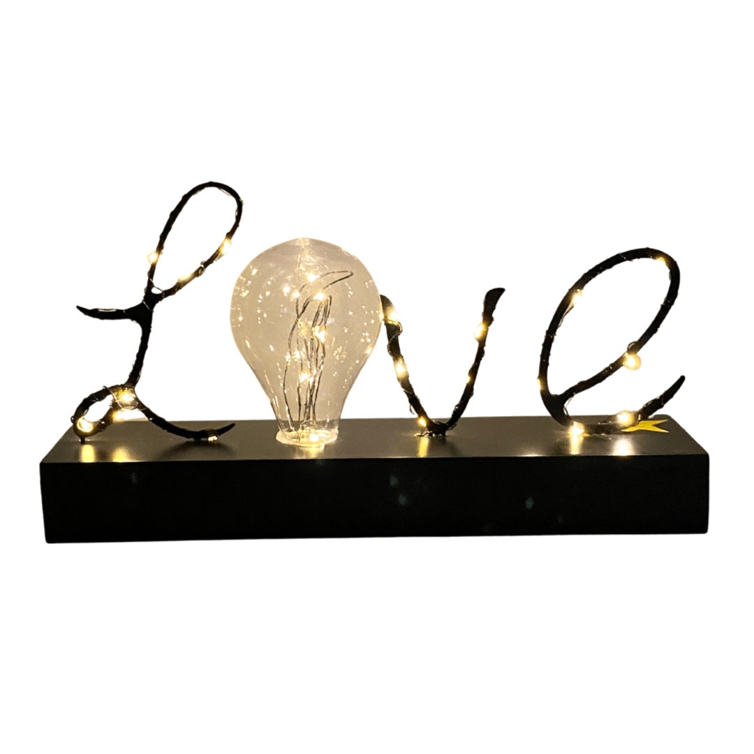 Led Black Love Decor