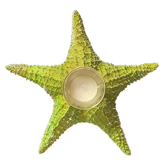 Green Starfish Candle Holder - Imperial Gifts And Decor