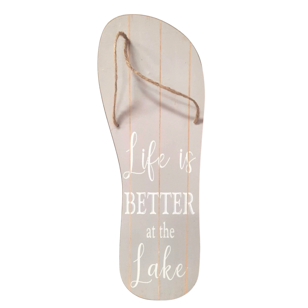 Flipflop Vintage Wooden Sandal - Imperial Gifts And Decor