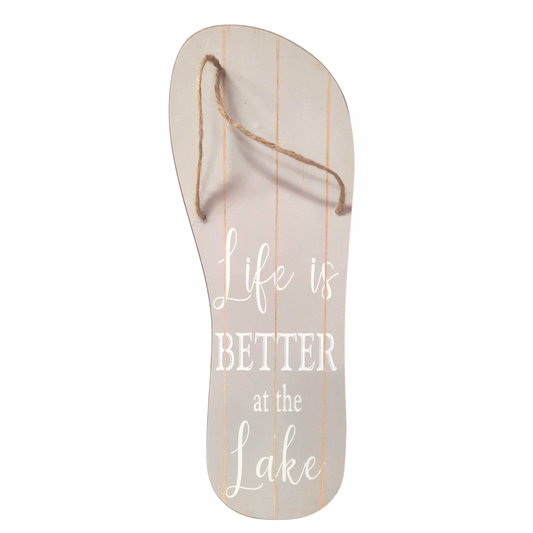 Flipflop Vintage Wooden Sandal - Imperial Gifts And Decor