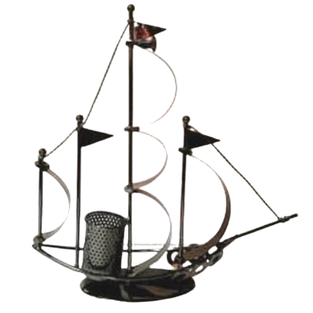 Ship Pen Holder - Imperial Gifts And Decor