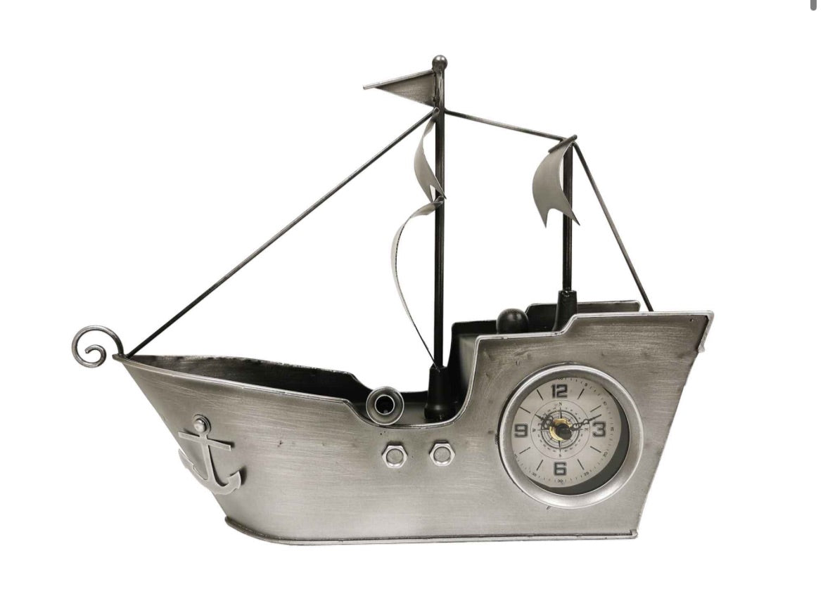 Sailboat Table Clock - Available in 2 Colours
