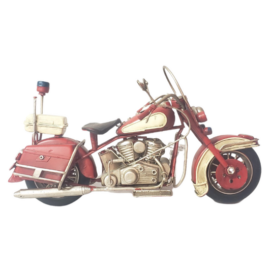 red police motorcycle