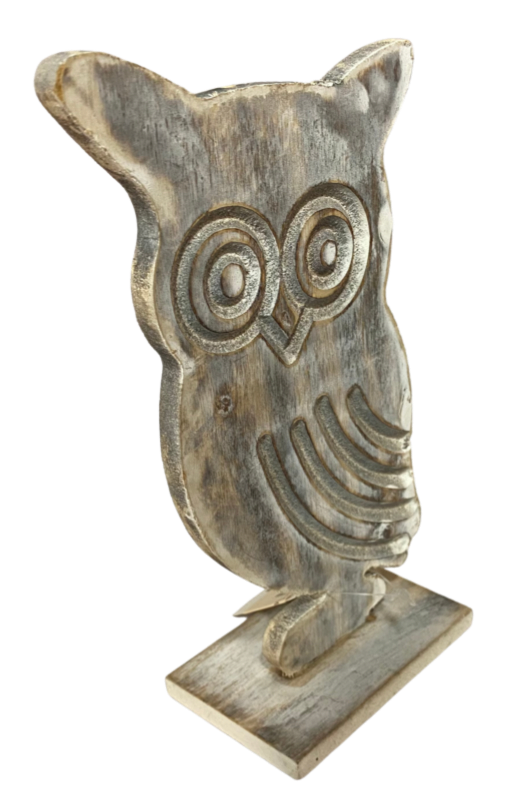 Wooden Vintage Owl - Available in 2 Sizes