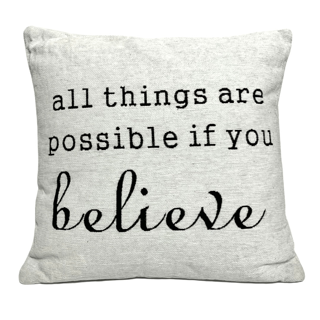 All Things Are Possible Pillow