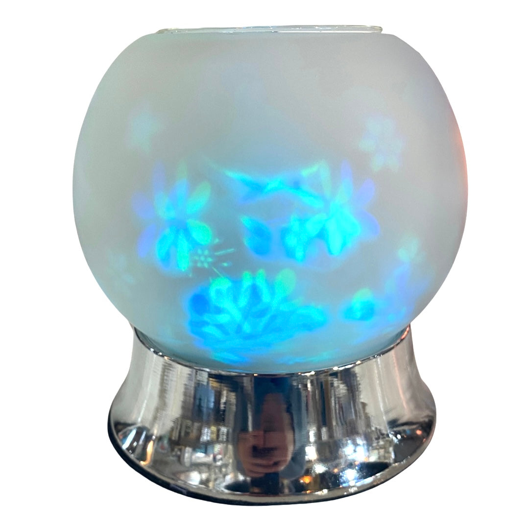 Rotary Switch Glass Lamp & Wax Warmer