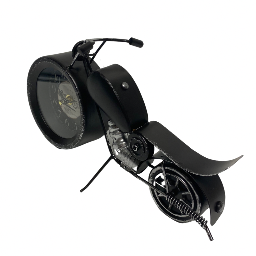 table top motorcycle clock