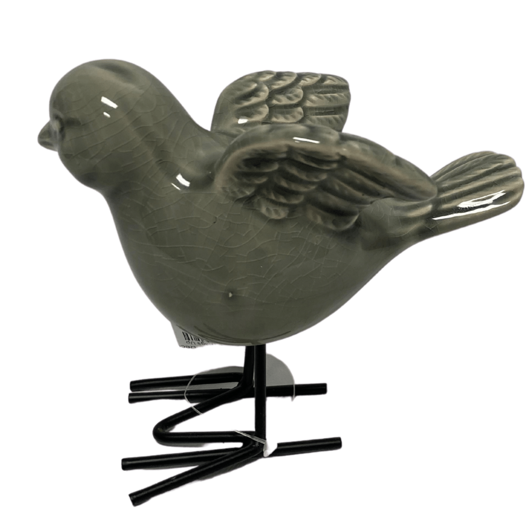 Grey Standing Ceramic Bird - Available in 2 Styles