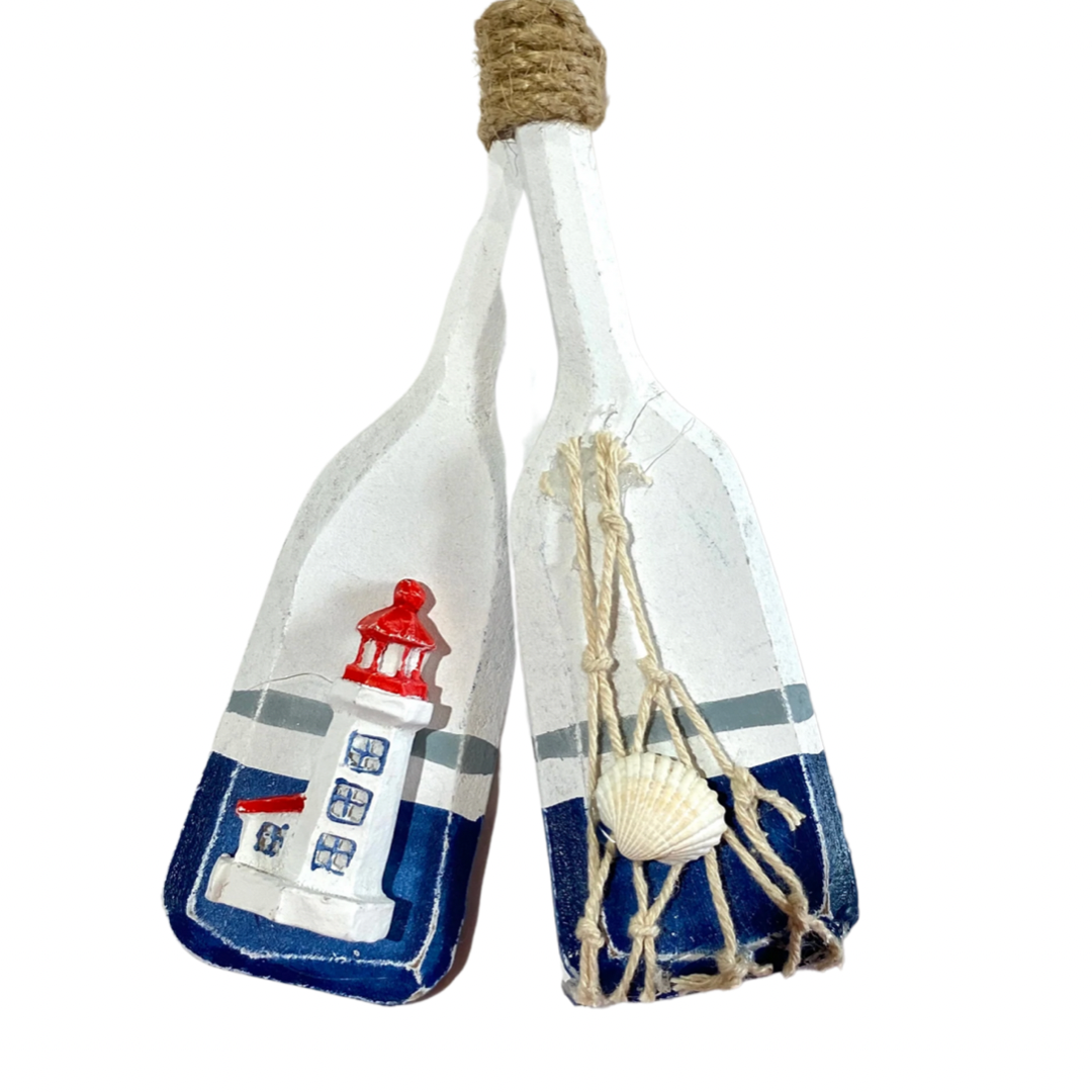 Small Paddle With Lobster & Rope
