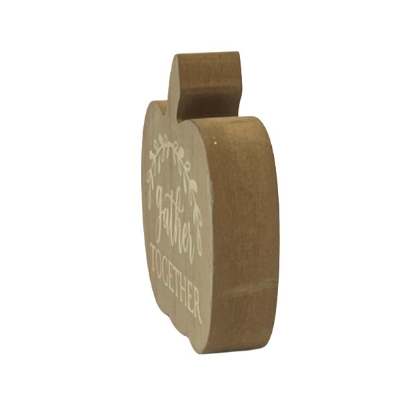 Gather Together Wooden Pumpkin