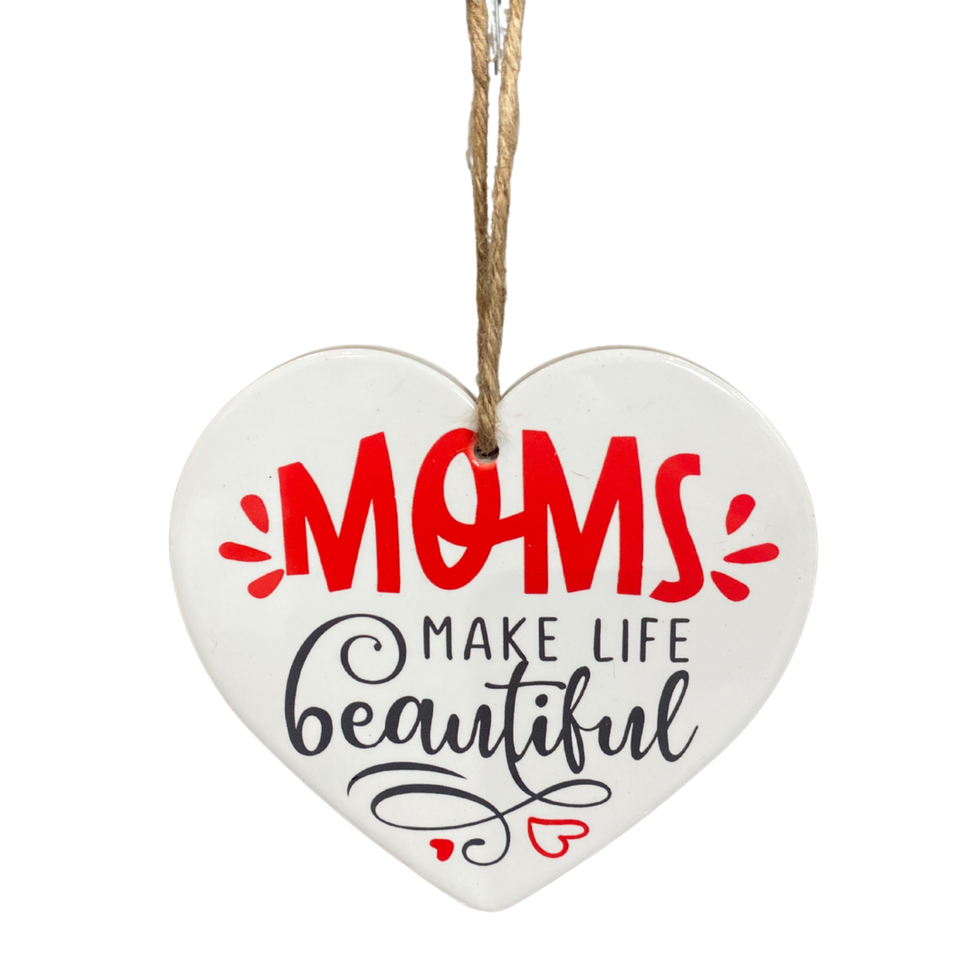 ceramic heart gift for mothers