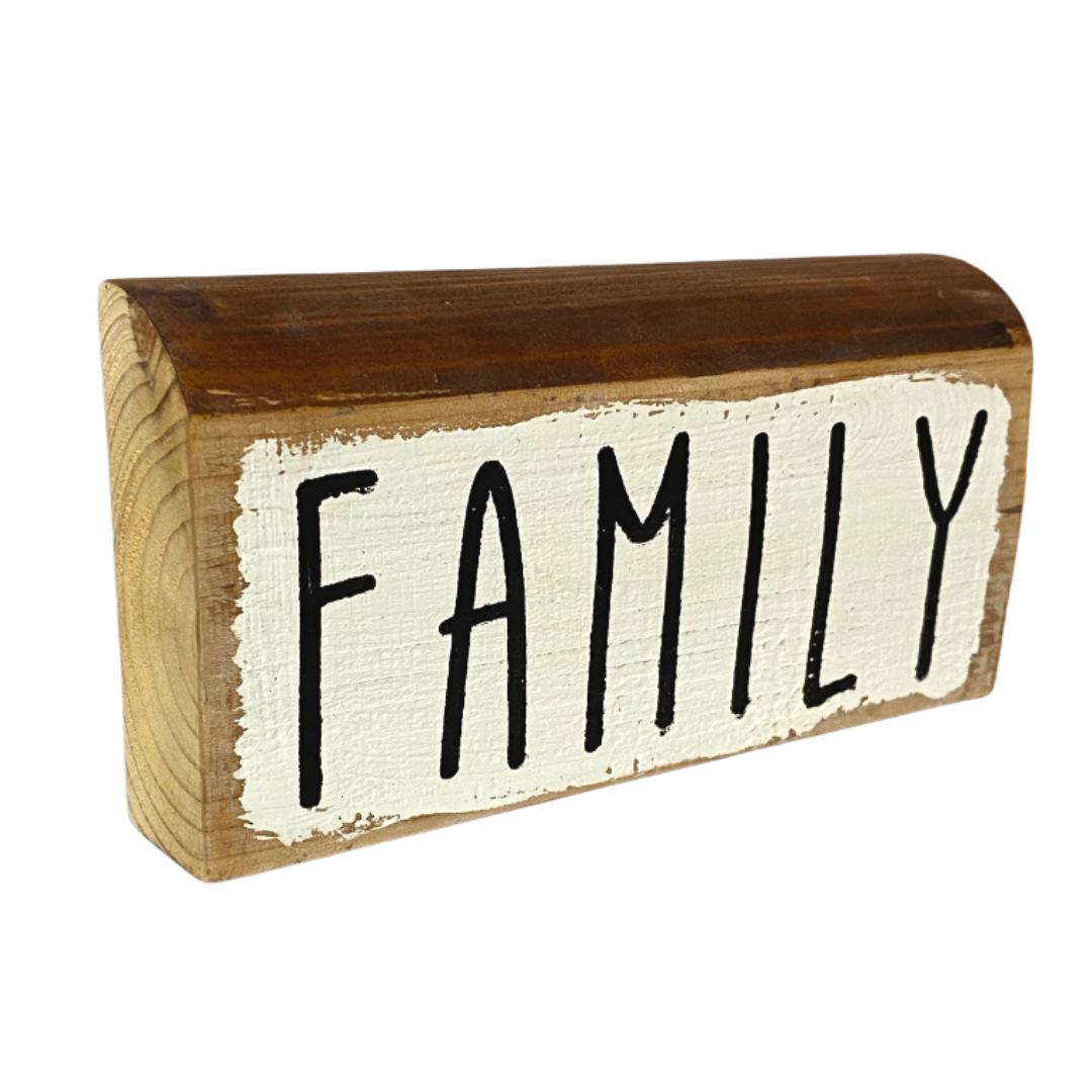 Family Wooden Block