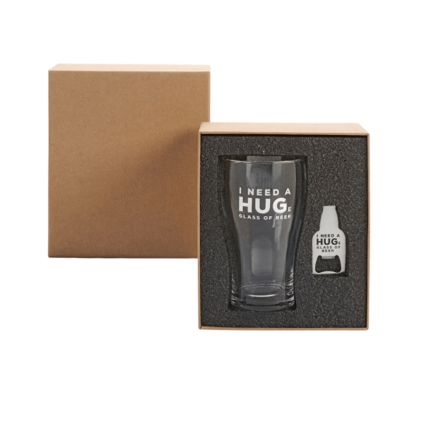 I Need A HUGe Glass Of Beer Glass