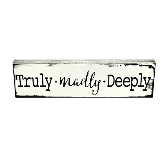 Love Wooden Shelf Blocks - Available in 4 Styles